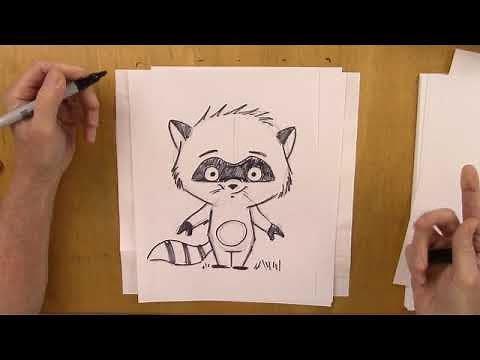 HOW TO DRAW A CARTOON - SUPER EASY!