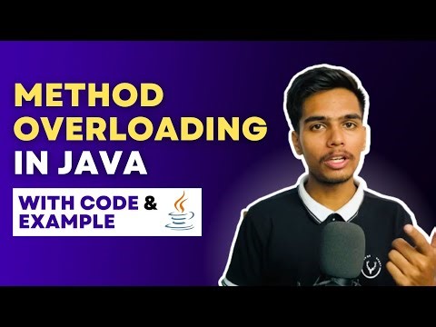 Method Overloading In Java - Object Oriented Programming in Java | Indian Programmer