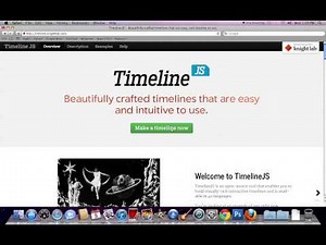 Timeline JS – How to Get Started – Video Tutorial