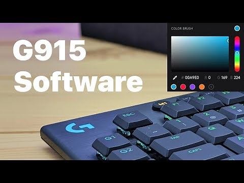 Logitech G915 Keyboard GHUB (Software Setup)