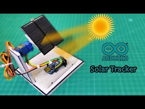 Arduino Single Axis Solar Tracker [#arduinosolartracker]