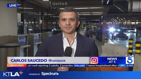 Thanksgiving travel surge brings heavy crowds and traffic to LAX