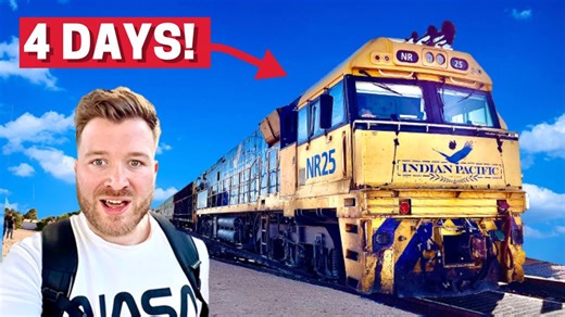 82 hours on Indian Pacific sleeper train across Australia