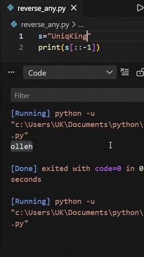 How to Reverse Anything in Python | Python Programming #python