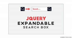 jQuery Expanding Search Bar With CSS | Search Input Expand
