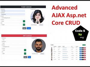 Advanced AJAX CRUD in ASP.NET Core MVC and Dynamic Cascading Selectlist