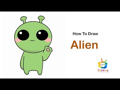 How To Draw An Alien | Easy Drawing Step By Step | #132