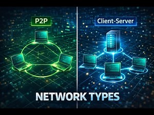 Network Types | peer-to-peer network and client-server Explained