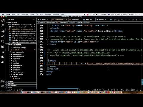 Google Maps JavaScript API error | InvalidKeyMapError - Autocomplete field error