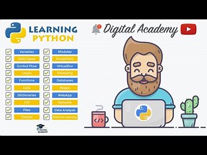 🐍 Learn Python Programming Tutorials for Absolute Beginners [FULL Course]