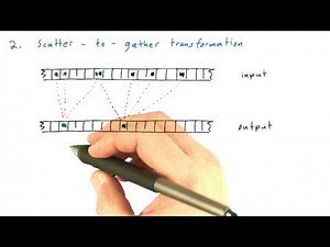Scatter To Gather Transformation - Intro to Parallel Programming