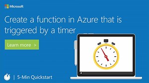 Learn how to use Azure Functions to create a function that runs based a schedule that you define: http://msft.social/5h5JKc | Microsoft Azure