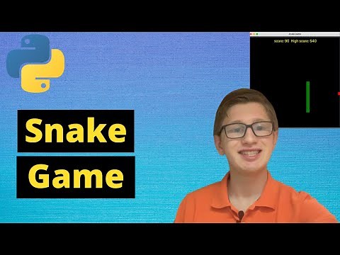 Python Tutorial 36: Snake Game Using Turtle