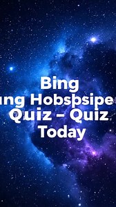 🧠 Can you beat today’s Bing Quiz? Comment your answer before it ends 👇 Follow Bing Homepage Quiz Answers Today for daily updates! #binghomepagequiz #bingquizfacts | Bing Homepage Quiz Daily