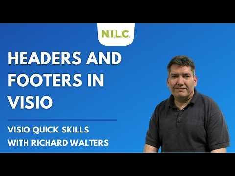 Inserting and Removing Headers and Footers in Microsoft Visio