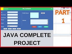 Java Complete Project For Beginners With Source Code - Part 1/2