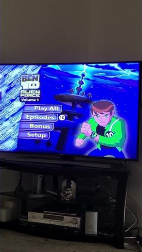 Ben 10 Alien Force Volume 1 DVD menu and Options