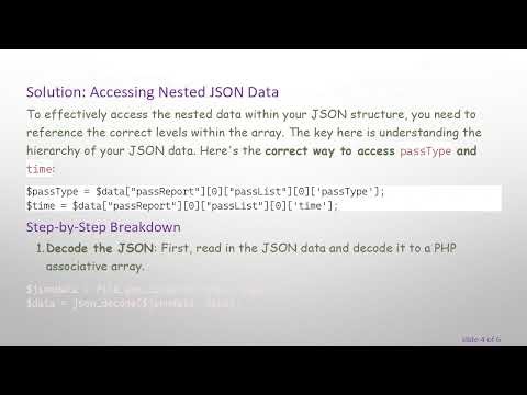 Unlocking the Secrets of JSON Arrays: How to Insert Data into MySQL