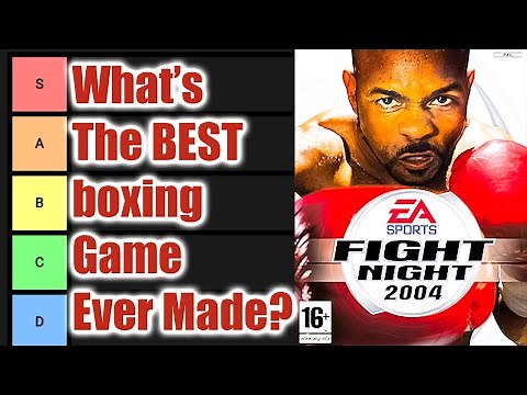 What is the BEST BOXING VIDEO GAME EVER MADE?... FIGHT NIGHT? (Tier list BY: Boxing Fanatico)