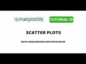 Matplotlib Tutorial 10 | Scatter Plots