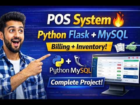 Point of Sale (POS) System using Python Flask & MySQL | Full Project Demo | By M junaid Qazi