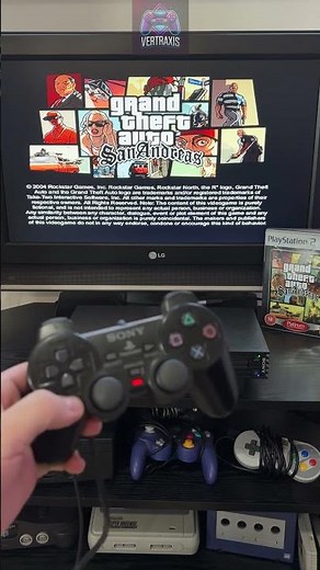 GTA: San Andreas on the PS2