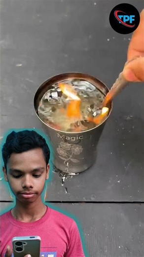 Tamato + Blade + Salt Water Fire Hack ✅ Science project class 7th #shorts #experiment #yputubeshorts