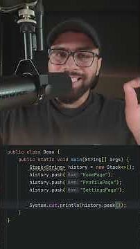 Java Stack class in just 100 seconds