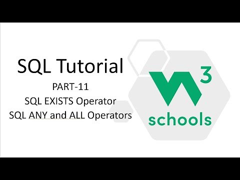 SQL EXISTS ANY ALL Operators Explained | Subquery Operators in SQL