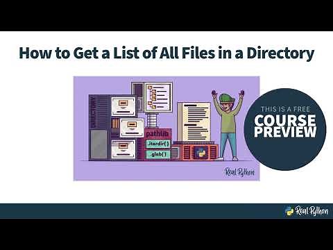 Using Python to List the files in a Directory