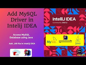 How to Add MySQL JDBC Driver (/Connector) in IntelliJ IDEA | Setup JDBC in Mac (M1) | JDBC Tutorial