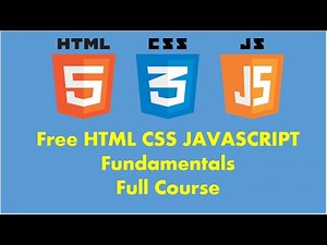 HTML CSS JAVASCRIPT Full Course | HTML CSS JAVASCRIPT Tutorial For Beginners