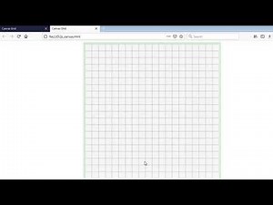Drawing grid on HTML canvas with Javascript