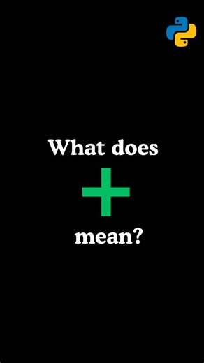 MahabBasha on Instagram: "Why does + behave differently in Python? One operator… many meanings #python #pythonprogramming #softwaredeveloper #learnpython #pythonforbeginners Python,operator overloading, oops,coding for beginners,python interview questions"