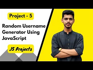 Random Username Generator with JavaScript — Step-by-Step