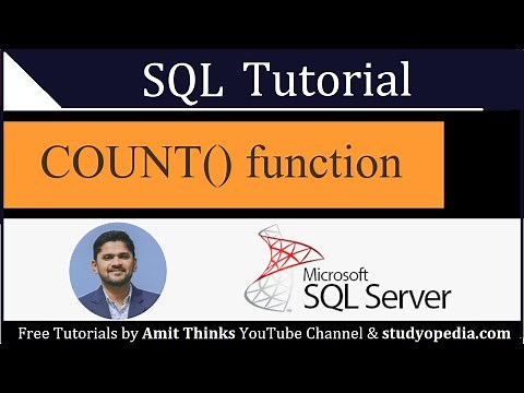 SQL COUNT() function | SQL Tutorial for Beginners