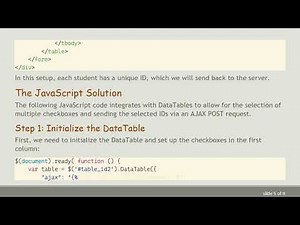 Unlocking the Power of Checkboxes in DataTables with Django and JavaScript
