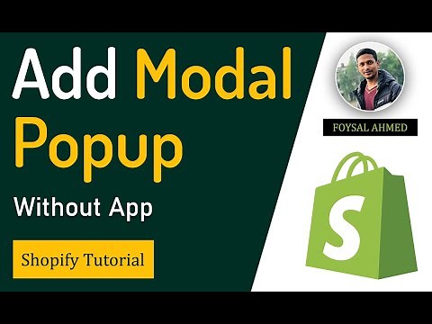 How to add Modal Popup to Shopify without App ✅ Easy Guideline