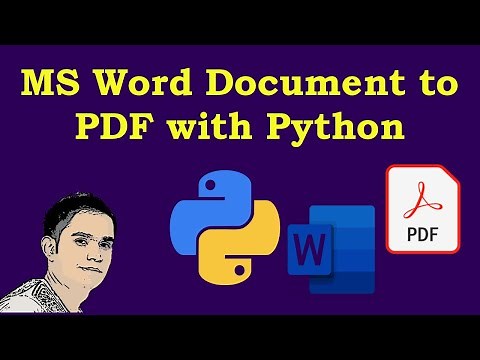 How to Convert Microsoft Word Documents to PDF with Python