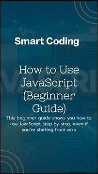 How to Use JavaScript | Beginner Basics in 30 Seconds #webdevelopment #javascript #webdesign
