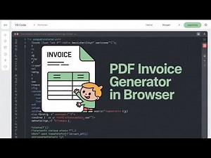 Build a PDF Invoice Generator in Browser Using jsPDF & Html2Canvas Using HTML & JavaScript