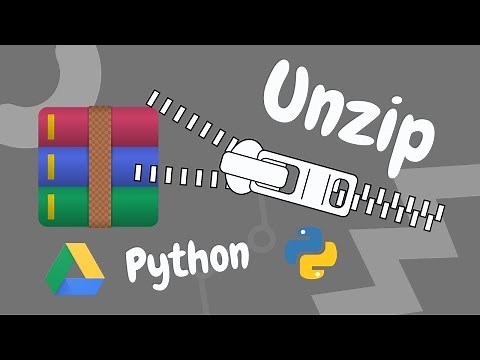 Extract Zip Files in Google Drive with Google Colab & Python