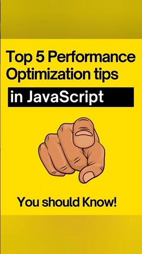 Boost Your JavaScript Speed in 30 Seconds! | Top 5 Performance Tips
