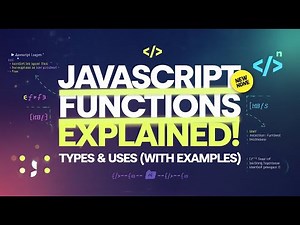 JavaScript Functions Explained | Types of Functions with Real Examples for Beginners in 2024 🚀