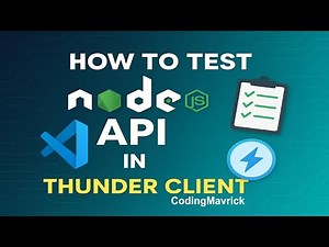 🔴 How to Test Node.Js API in Thunder Client | Series from Zero to Cloud Live 2025 | (E-66)