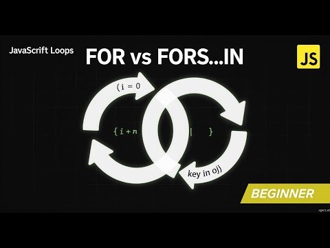 For Loop & For-in Loop in JavaScript | Looping Explained for Beginners