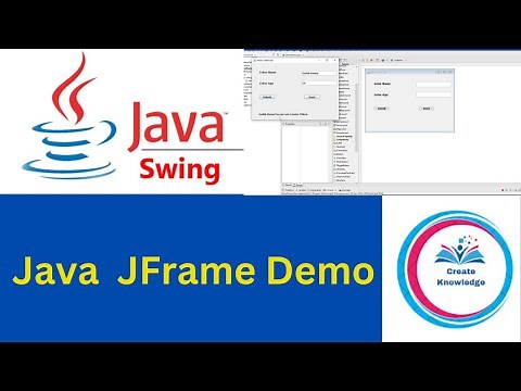 Java Swing in Eclipse Install Window Builder Demo Project Demo JFrame