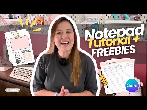 🎥 DIY NOTEPAD TUTORIAL + FREEBIES | Step-by-Step Guide