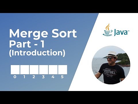 Merge Sort in Java - Part 1 | Animation | Conceptual Overview | Sorting Algorithms