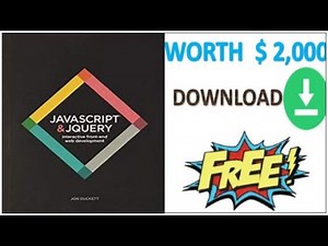 JavaScript & jQuery Book 📚 by Jon Duckett ll Buffoon Sachin